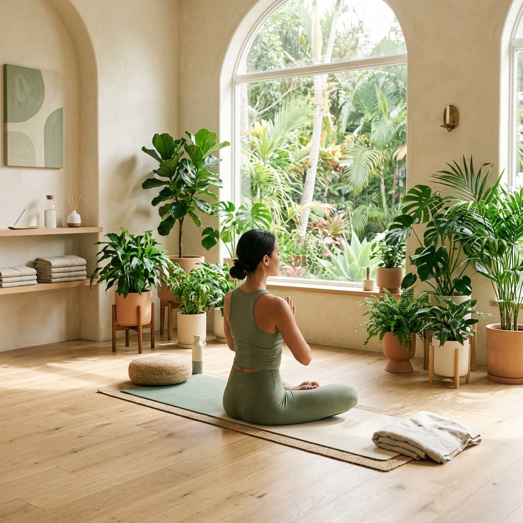 Serene Yoga Setting